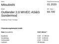 Mitsubishi Outlander 2,0 MIVEC AS&G Sondermodell 40 Blau - thumbnail 16