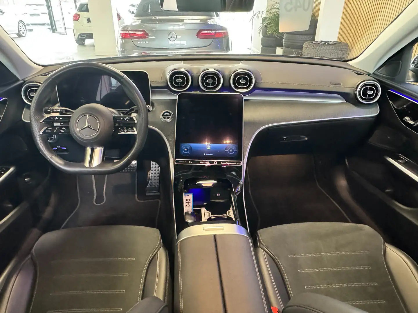 Mercedes-Benz C 200 Break AMG Line-Pano-burmester-camera Gris - 2