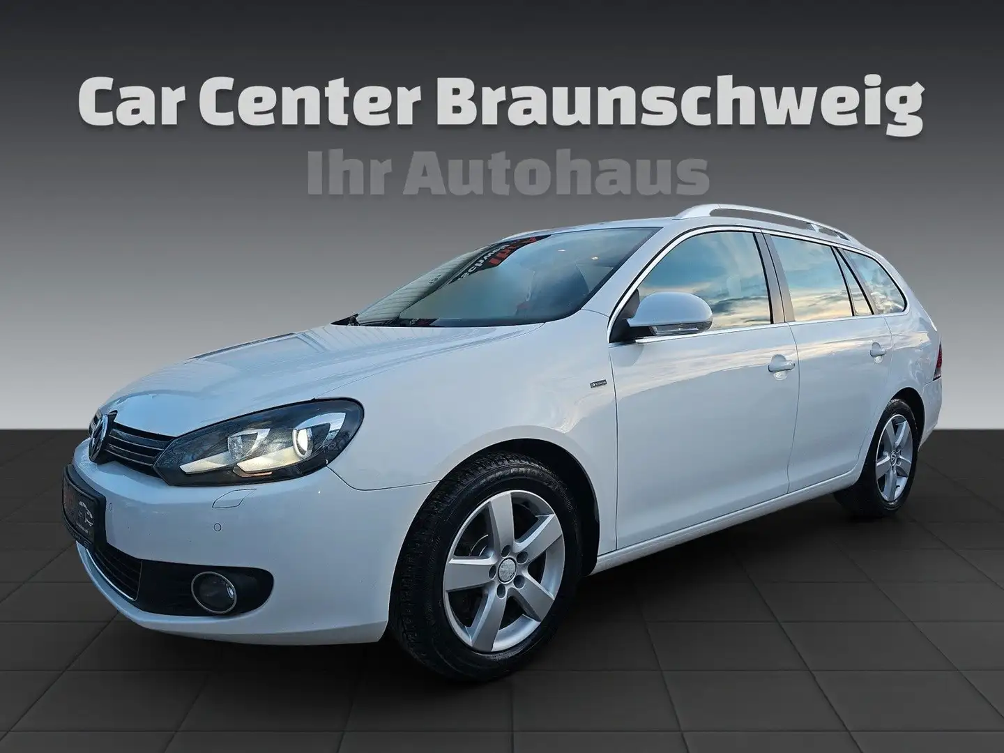 Volkswagen Golf VI 2.0 TDI DSG Exclusive Variant+Leder+Pano White - 1