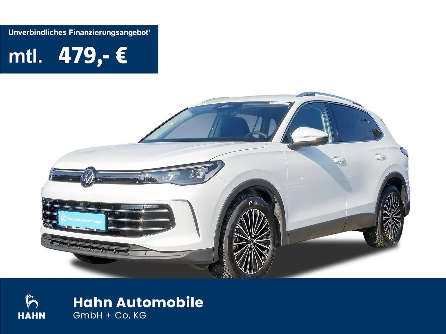 Volkswagen Tiguan 2.0TDI DSG Elegance IQ.Light HD AHK AreaV Bianco - 1