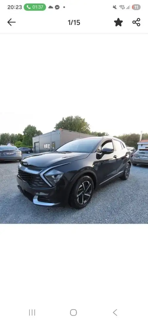 Kia Sportage Design 1.6 CRDI 136 MILD HYBRID DCT7 Noir - 1