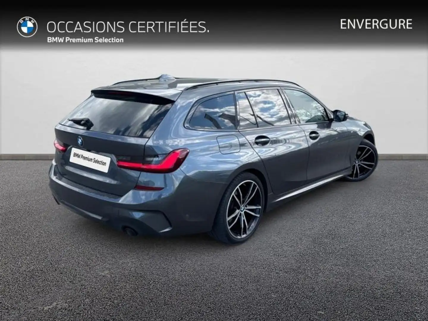 BMW 318 318dA MH 150ch M Sport Gris - 2