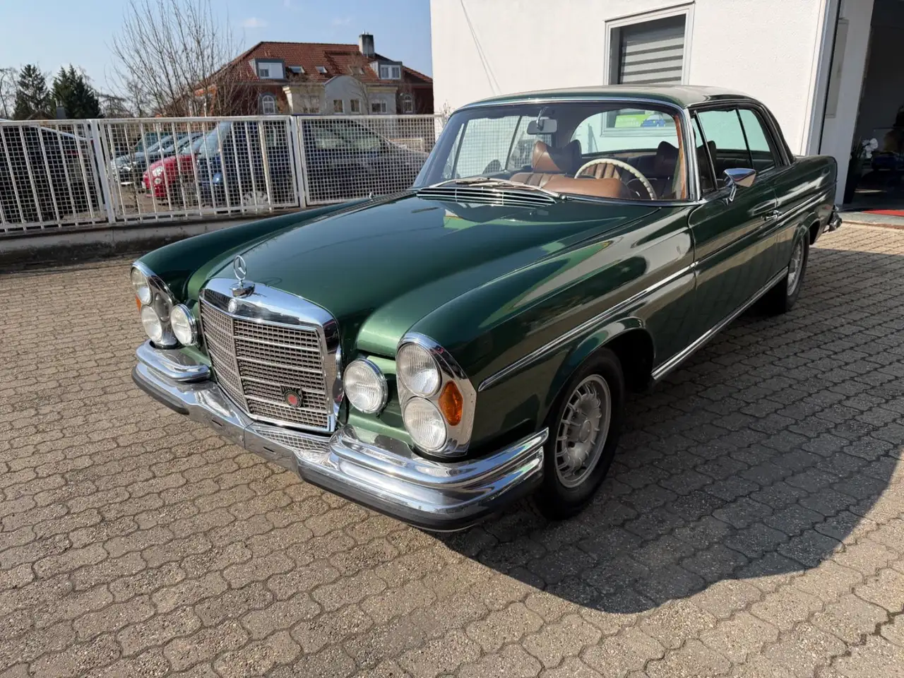 Mercedes-Benz 280 SE 3.5 Pappdeckelbrief, foto 1