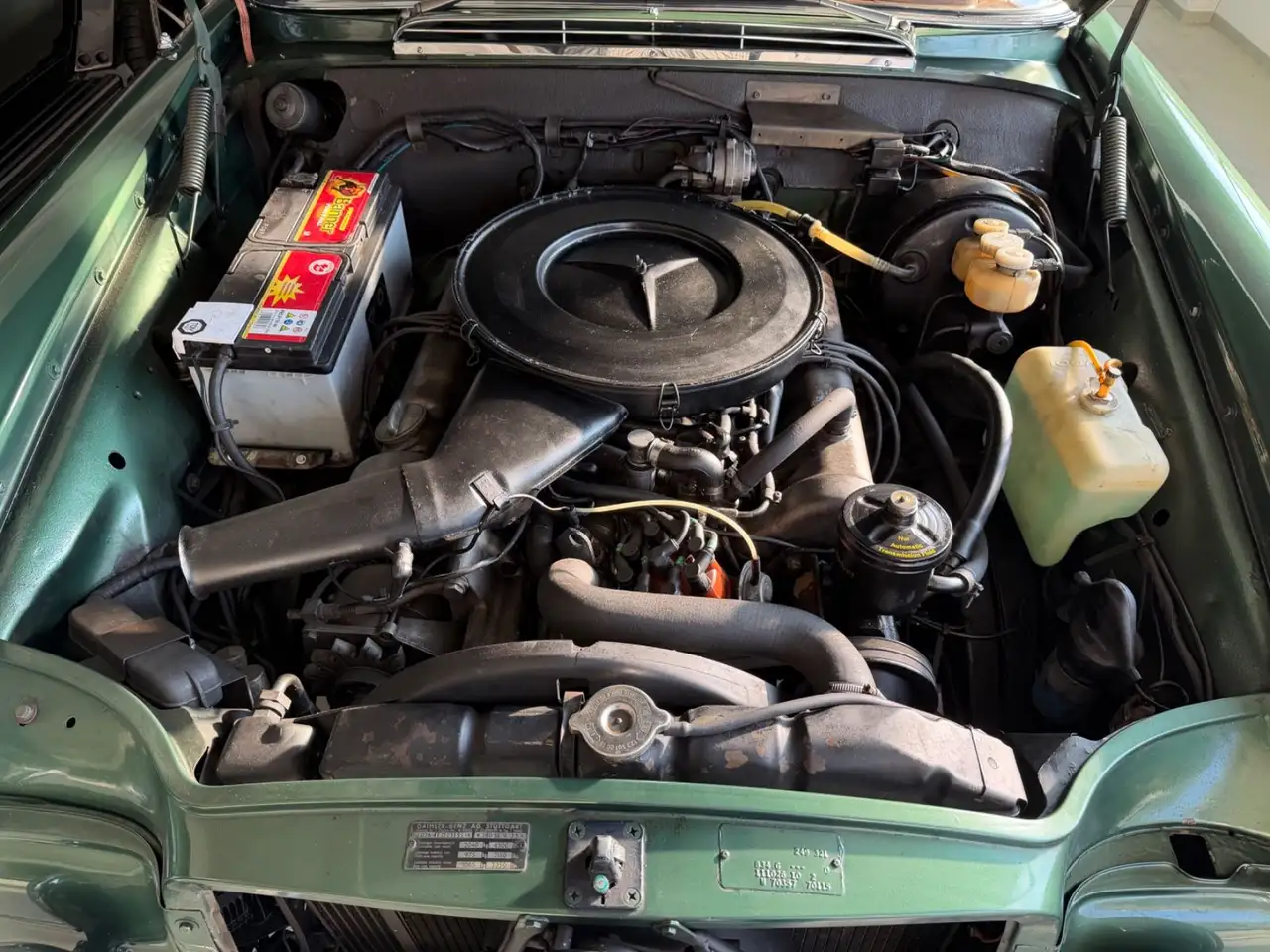 Mercedes-Benz 280 SE 3.5 Pappdeckelbrief, foto 11