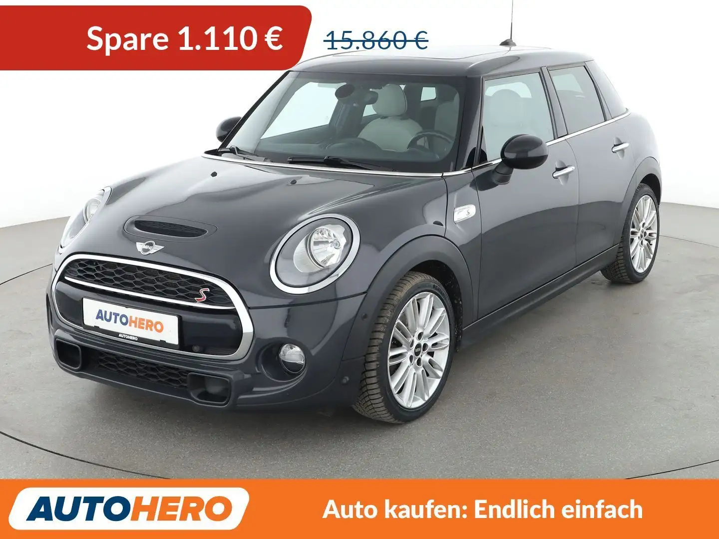 MINI Cooper S Cooper S Aut.*NAVI*TEMPO*PDC*SHZ*ALU* Grau - 1