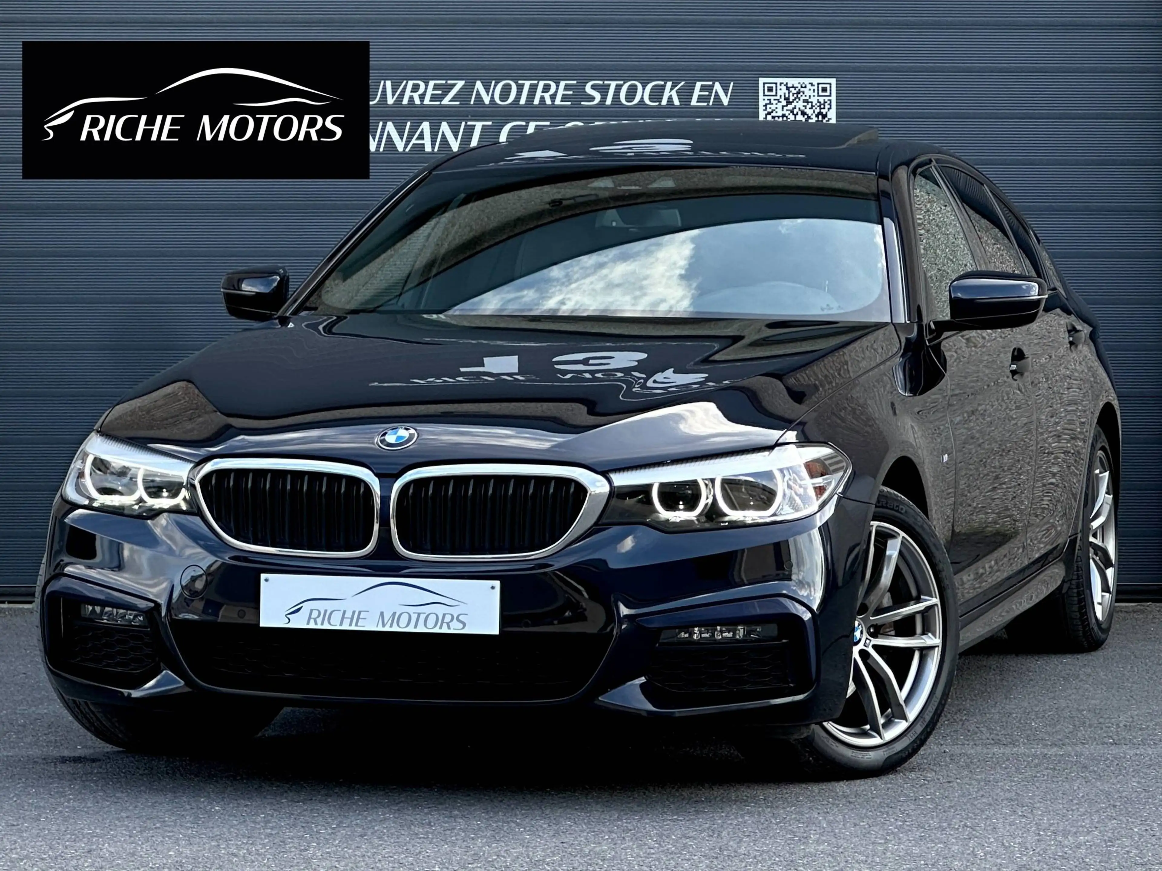 BMW 518 dA 2.0 / M Sport / LED / Toit pano. / Att. remorque