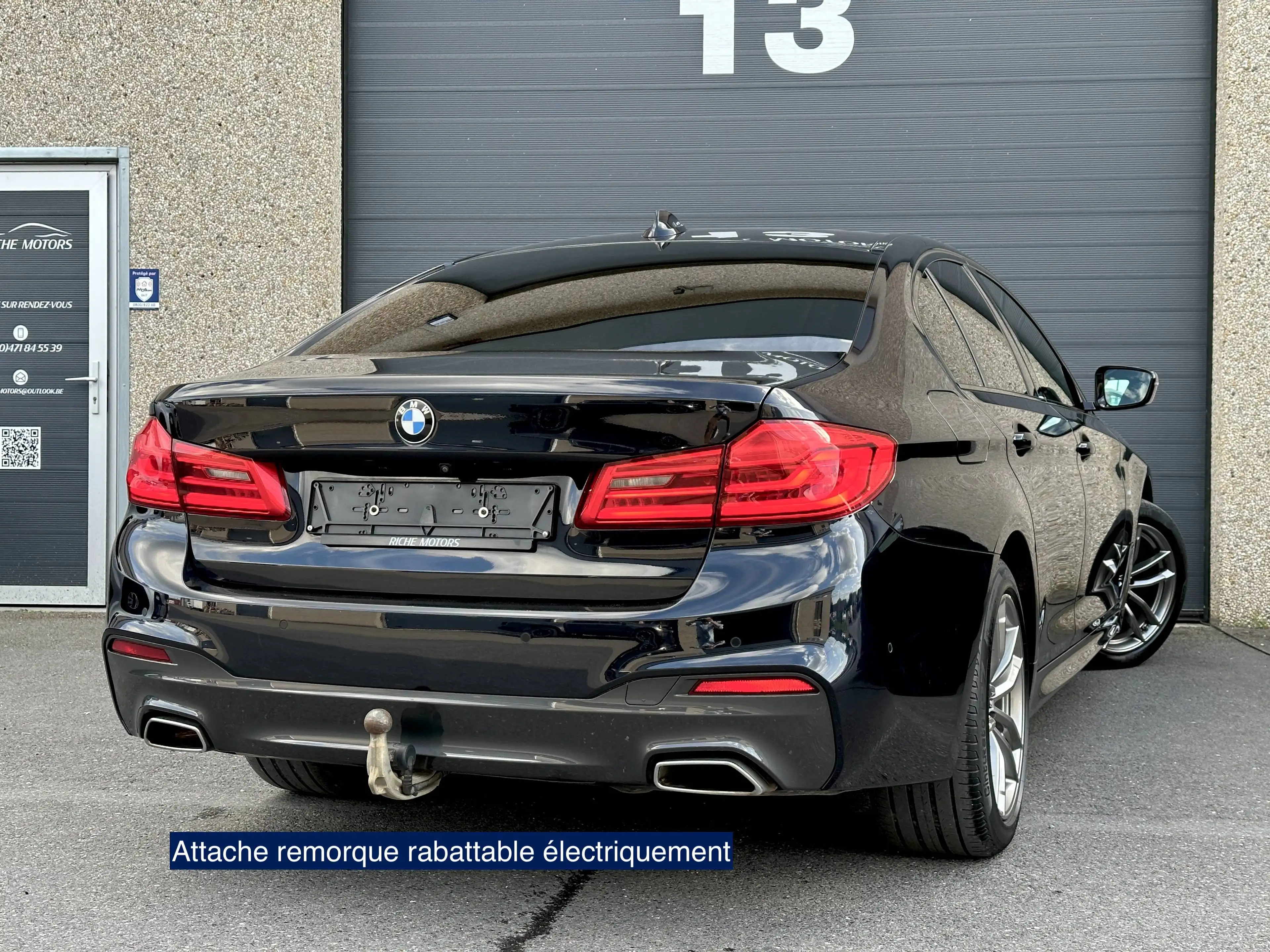 BMW 518 dA 2.0 / M Sport / LED / Toit pano. / Att. remorque — photo 8