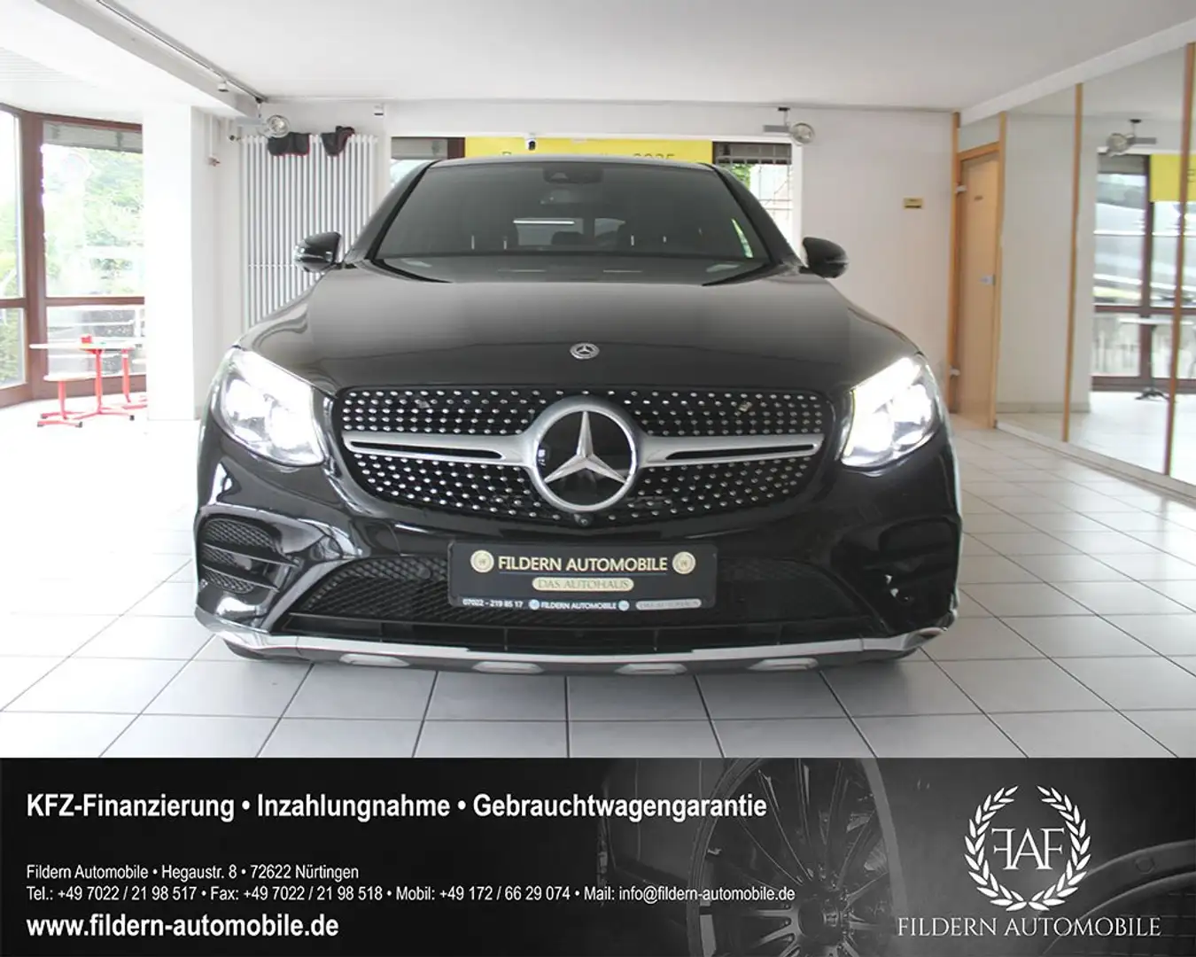 Mercedes-Benz GLC 300 4Matic Coupe AMG Sportpaket*LED*DISTRO*360*SHD*AHK Noir - 2