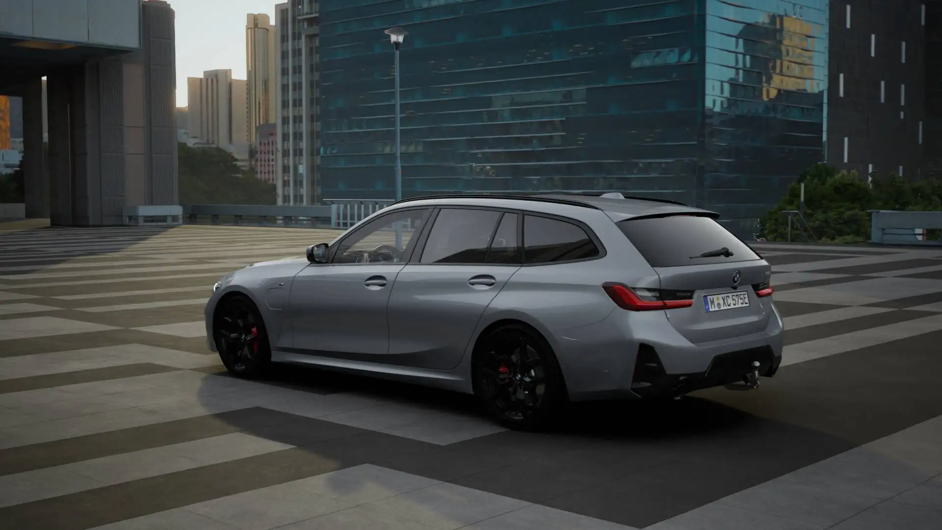 BMW 330 3 Serie Touring 330e M Sport Automaat / Panoramada Grigio - 2