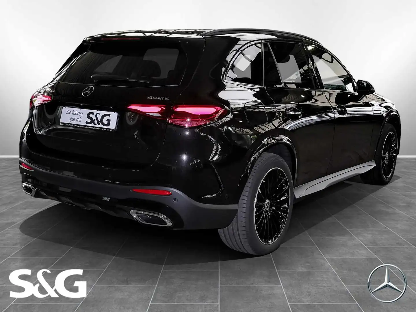 Mercedes-Benz GLC 300 de 4M AMG MBUX+360°+Pano+DIG-LED+Distro Schwarz - 2