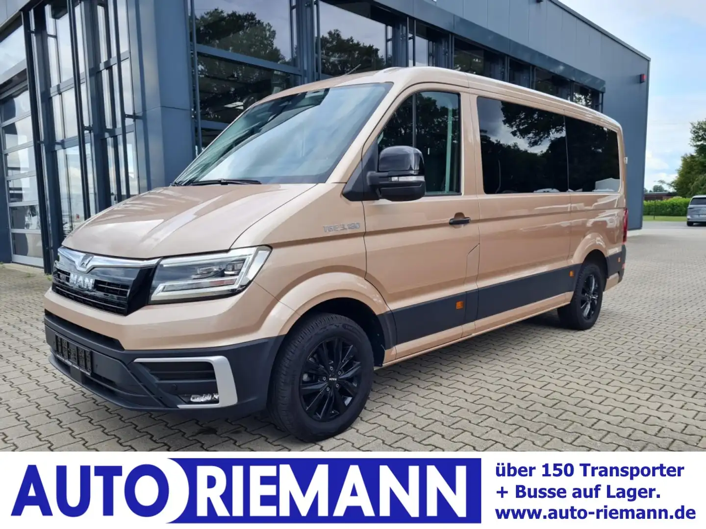 MAN TGE 3.180 TDi Kombi 9 Sitzer LED LM KAMERA Sonderu Gold - 1