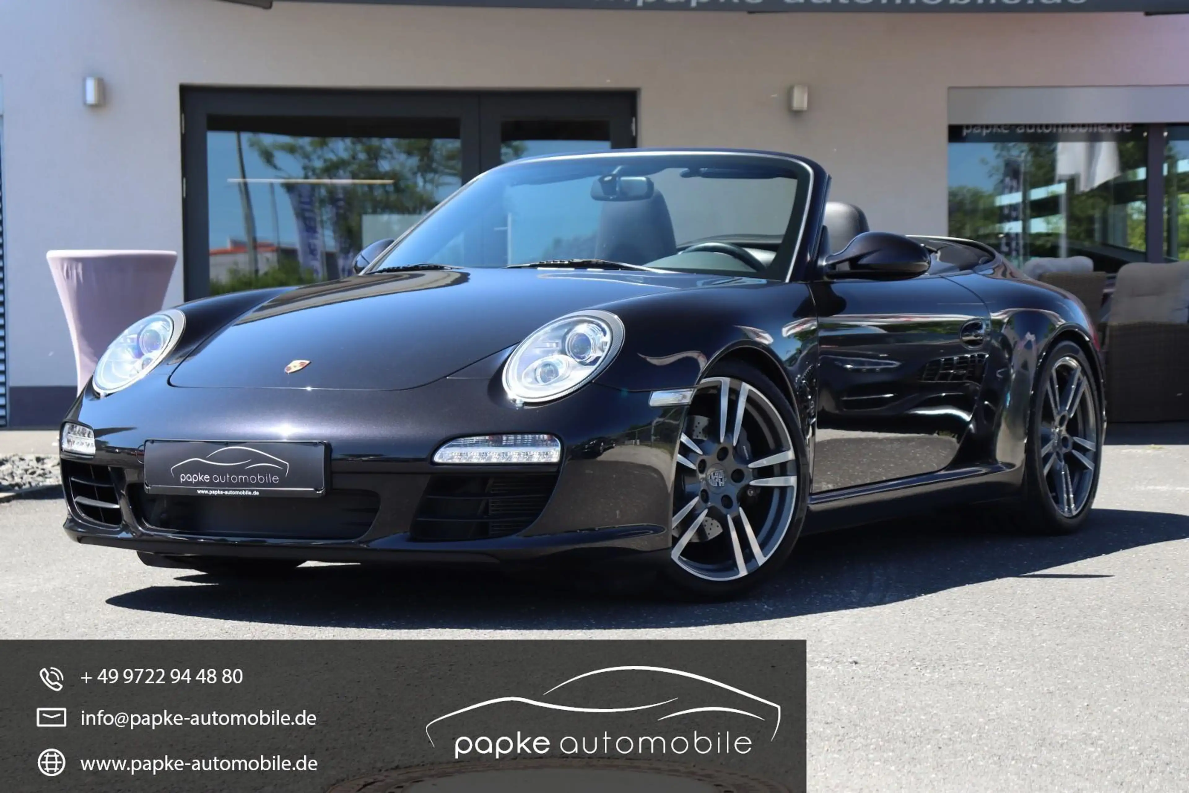 Porsche 997 Carrera Cabrio +DEUTSCH+MWST+SPORT-ABGAS+SHZ+