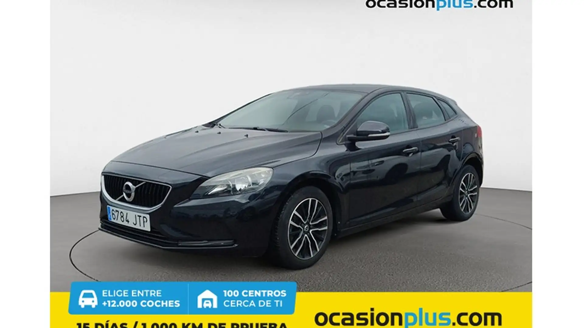 Volvo V40 D2 Momentum 120 Noir - 1