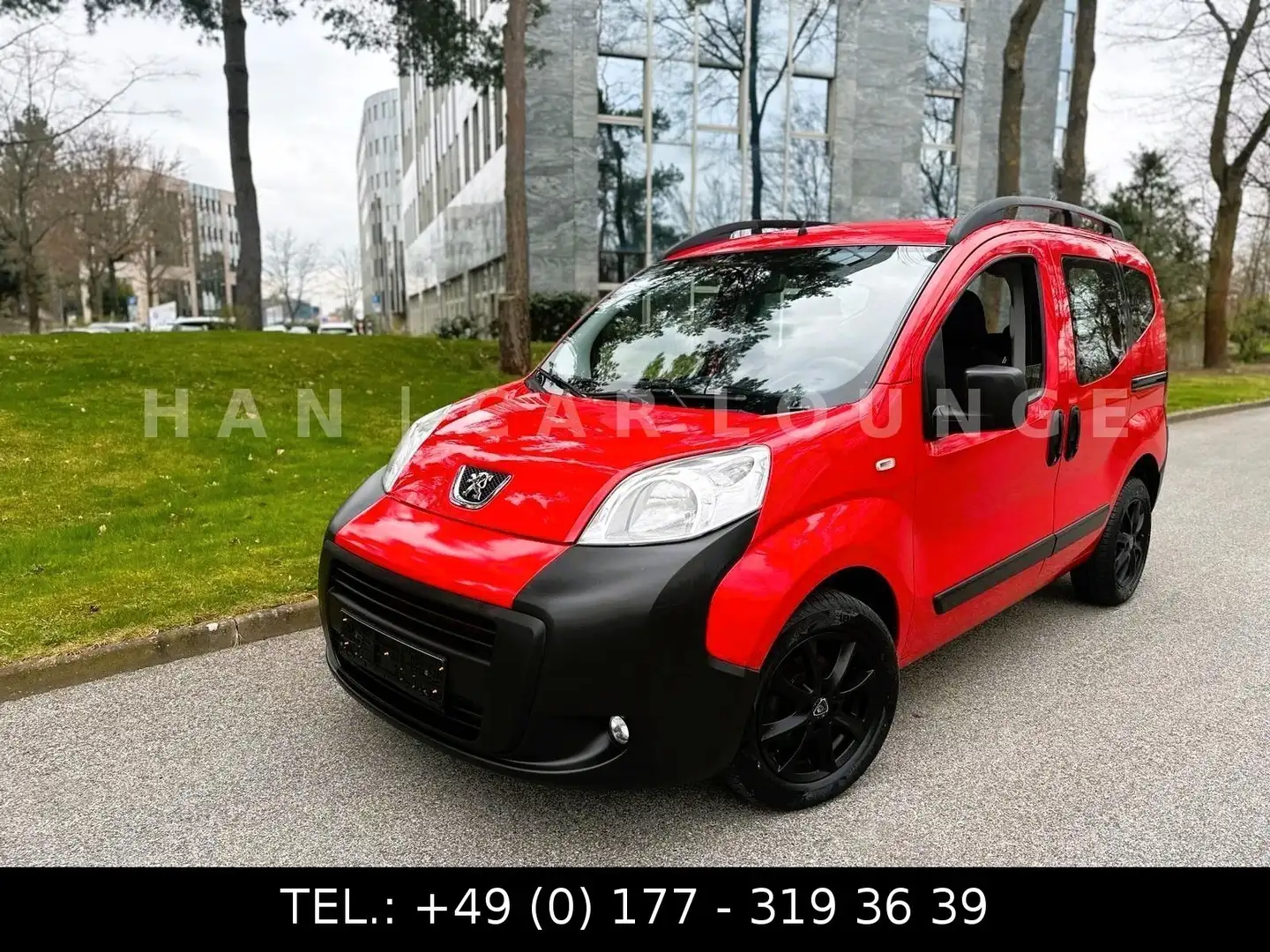 Peugeot Bipper *KLIMAANLAGE*5-SITZER*PDC*ALUFELGEN*DACHRE Czerwony - 1