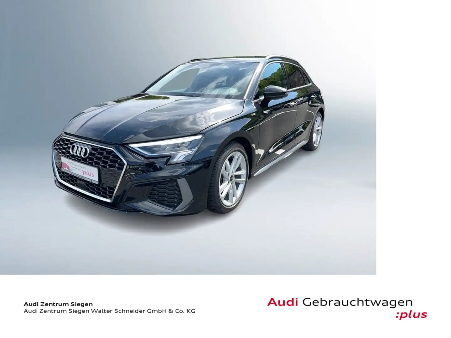 Audi A3 30 TDI S line LED VC AHK SHZ Schwarz - 1