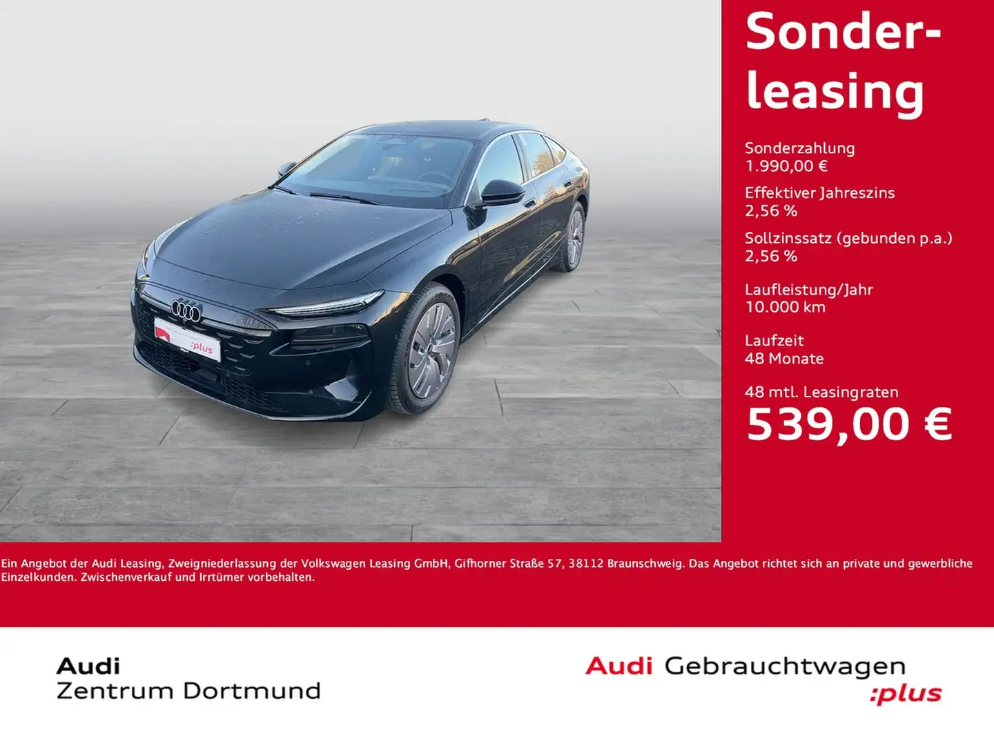 Audi A6 e-tron Sportback performance advanced 360°CAM Noir - 1
