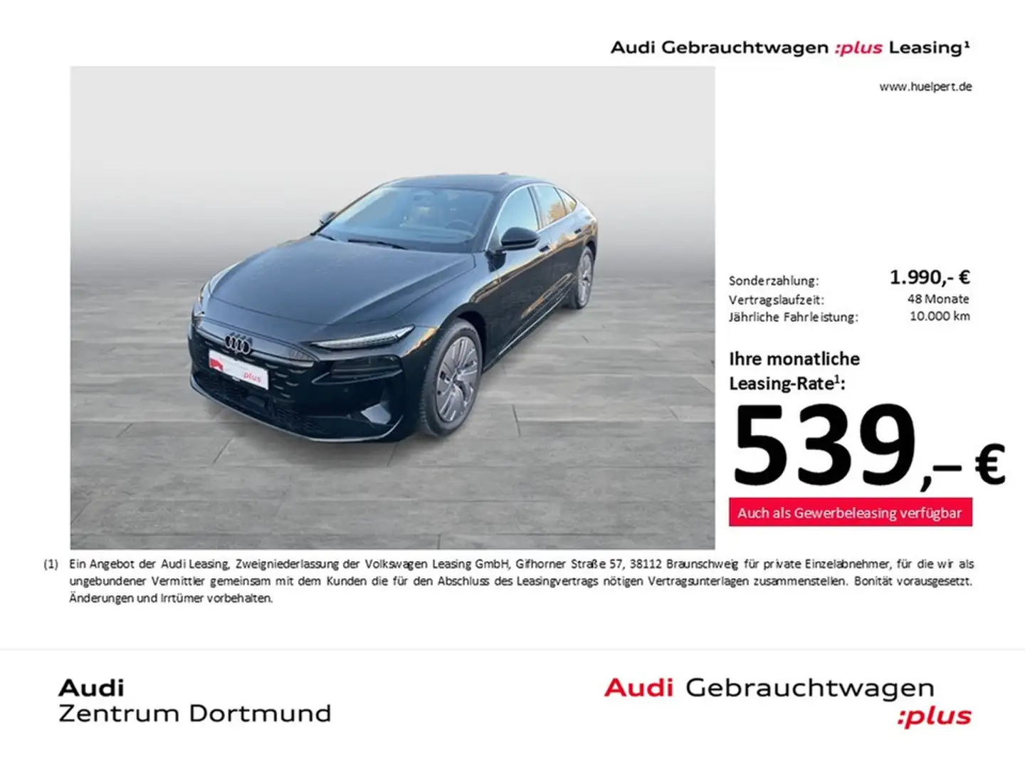 Audi A6 e-tron Sportback performance advanced 360°CAM Schwarz - 1