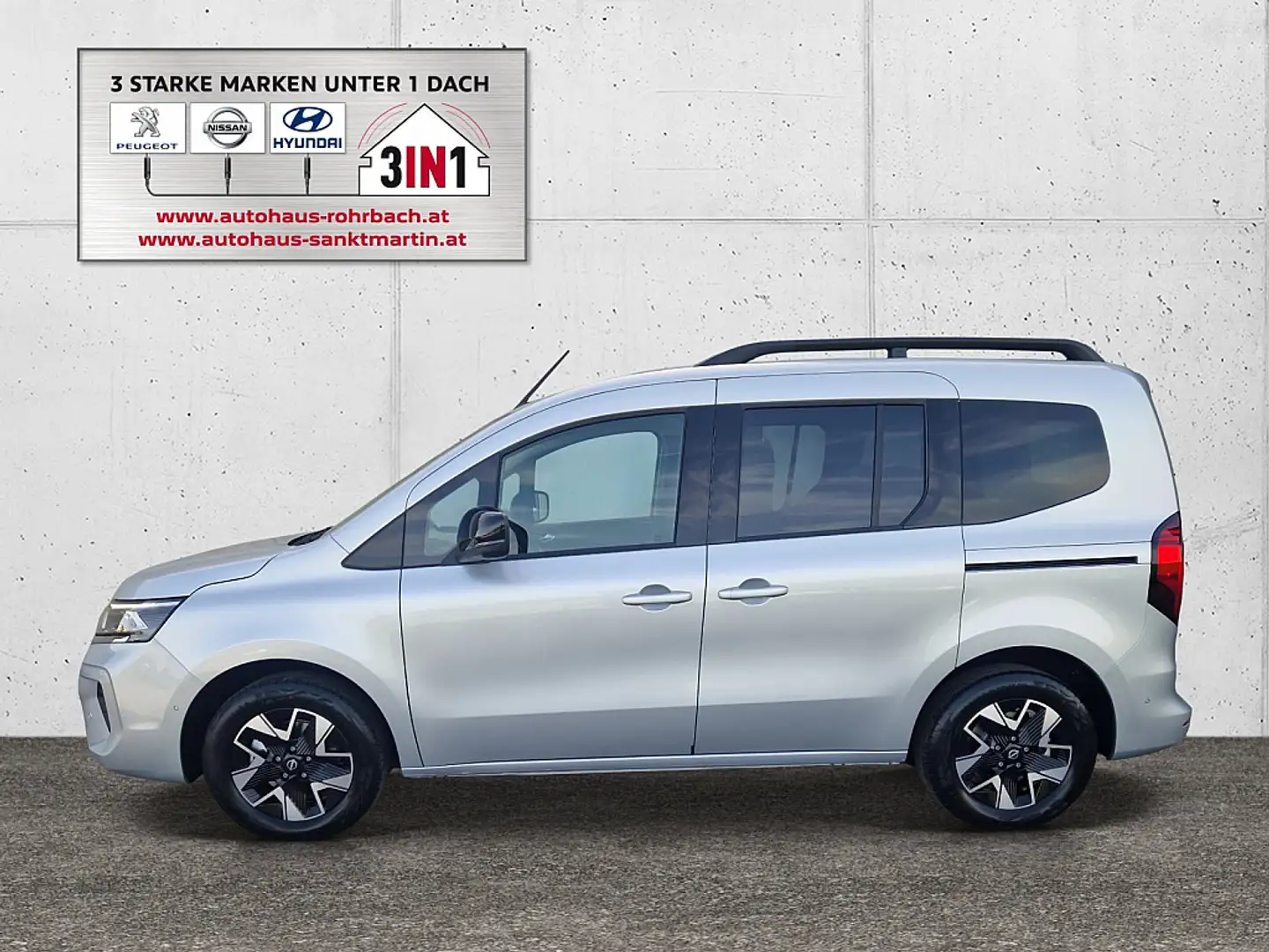 Nissan Townstar EV - 45 KW/h - L1 Tekna Silber - 2