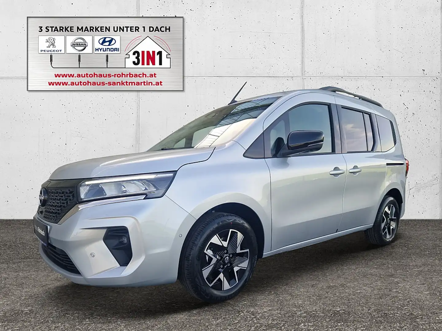Nissan Townstar EV - 45 KW/h - L1 Tekna Silber - 1