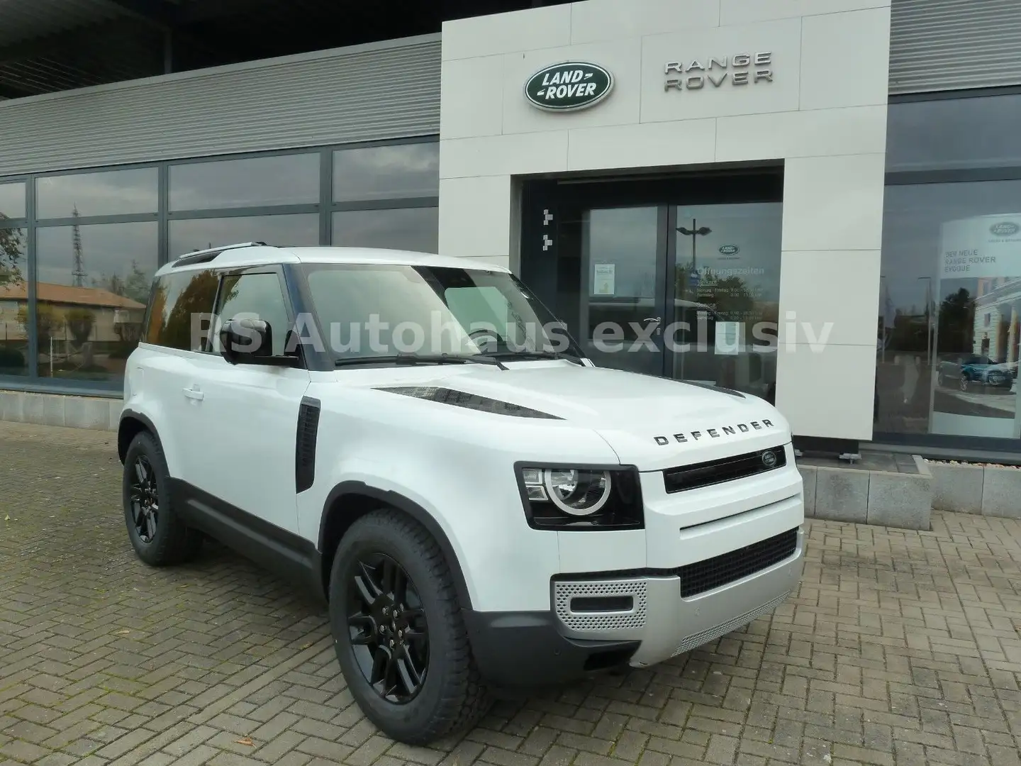 Land Rover Defender 90 D200 el.AHK Luftfederung Pano ACC Weiß - 1