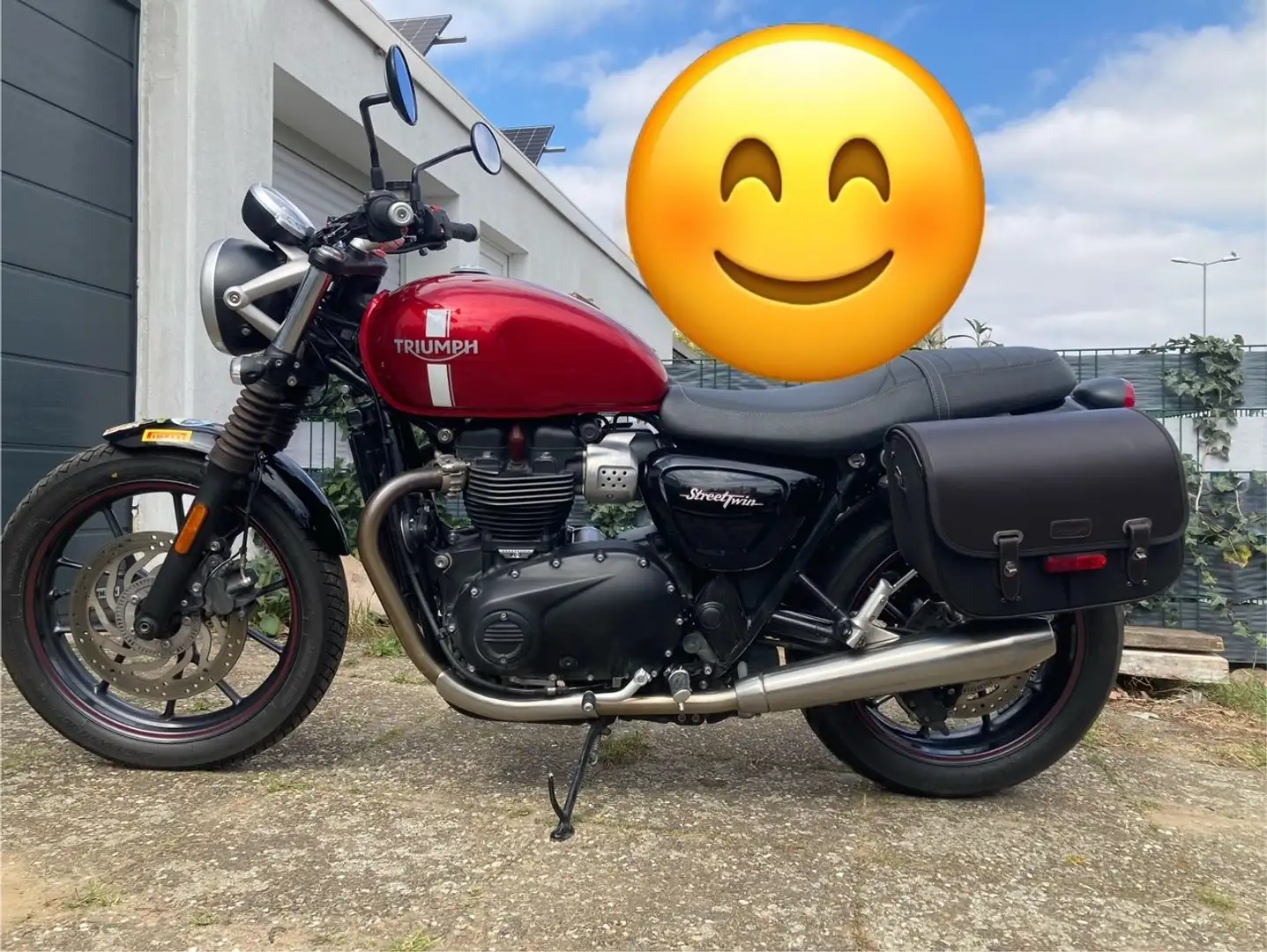 Triumph Street Twin Roşu - 1