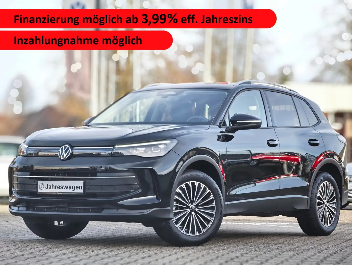 Volkswagen Tiguan GOAL 2.0 TDI DSG AHK*Nav*ACC*SHZ*Kamera*LED+* Schwarz - 1