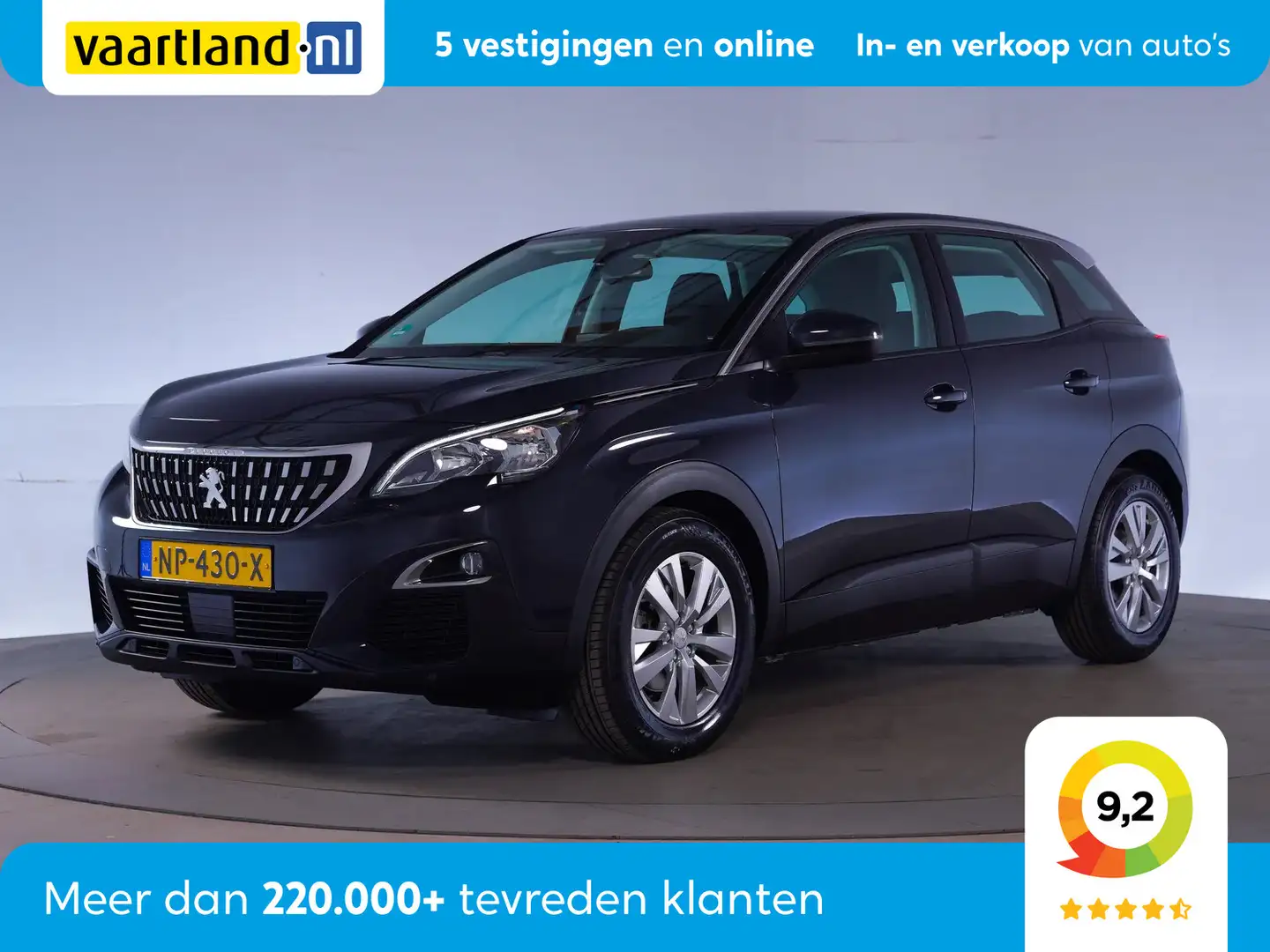 Peugeot 3008 1.2 PureTech Active [ Apple-carplay Navigatie Trek Grijs - 1
