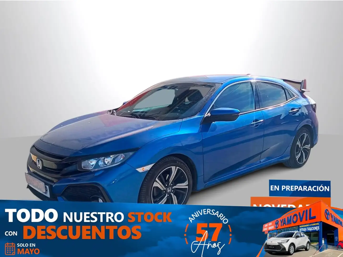 Honda Civic 1.0 VTEC Turbo Elegance Navi Azul - 1