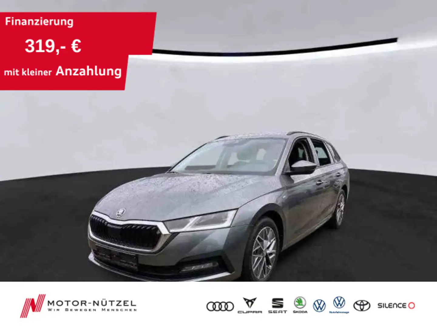 Skoda Octavia Combi 2.0 TDI AMBITION BEAM+ACC+AHK+NAVI Grau - 1