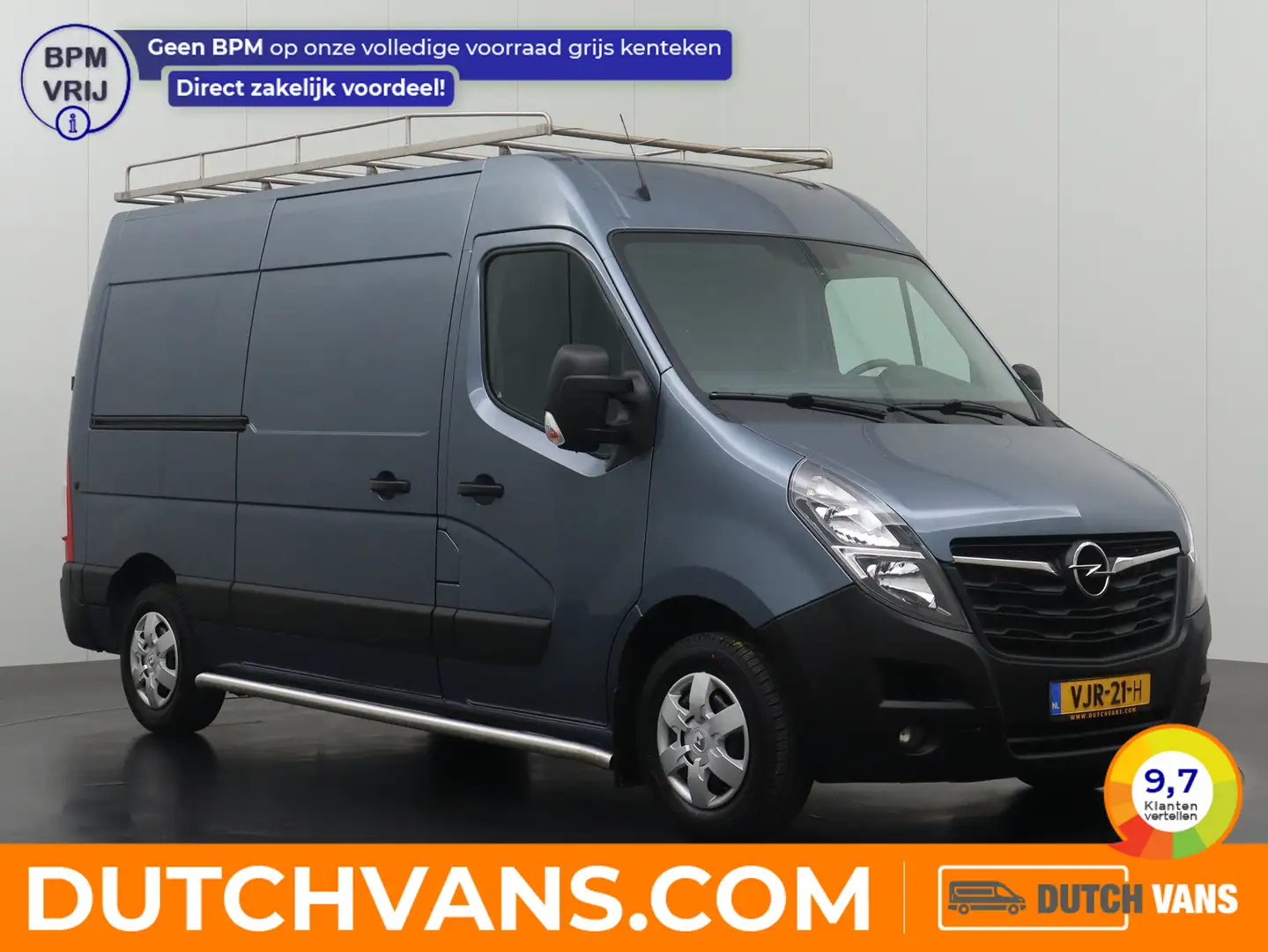 Opel Movano 2.3Turbo 135PK L2H2 | Imperiaal | Trekhaak | Alarm Blauw - 1