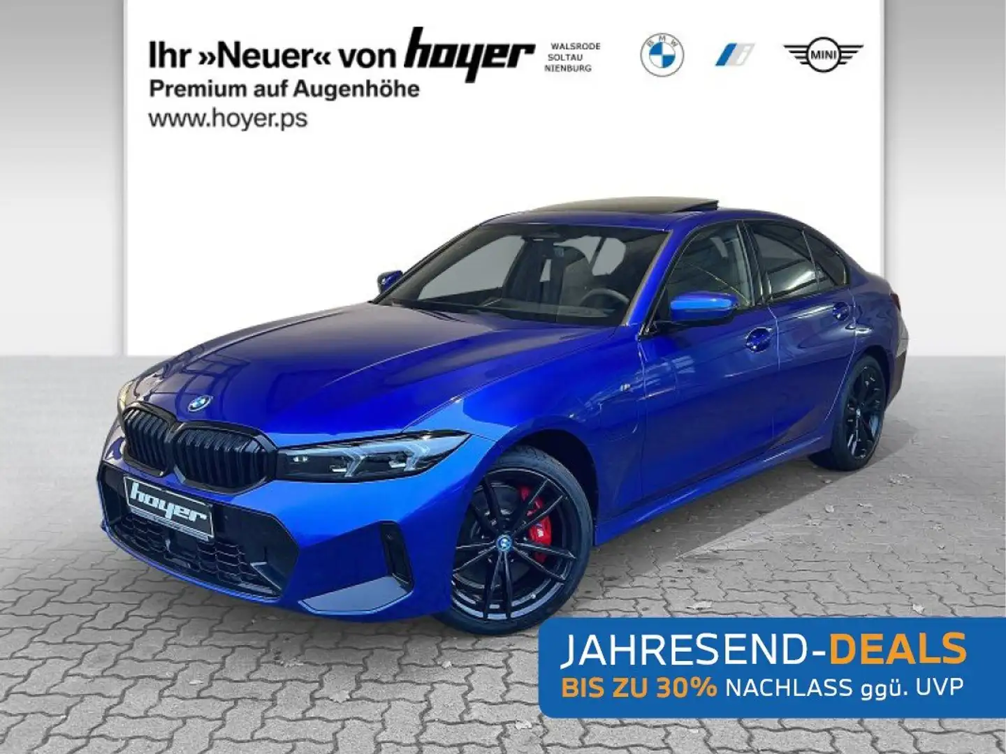 BMW 330 e M Sportpaket Pro LED SHZ HiFi DAB GSD RFK Blau - 1