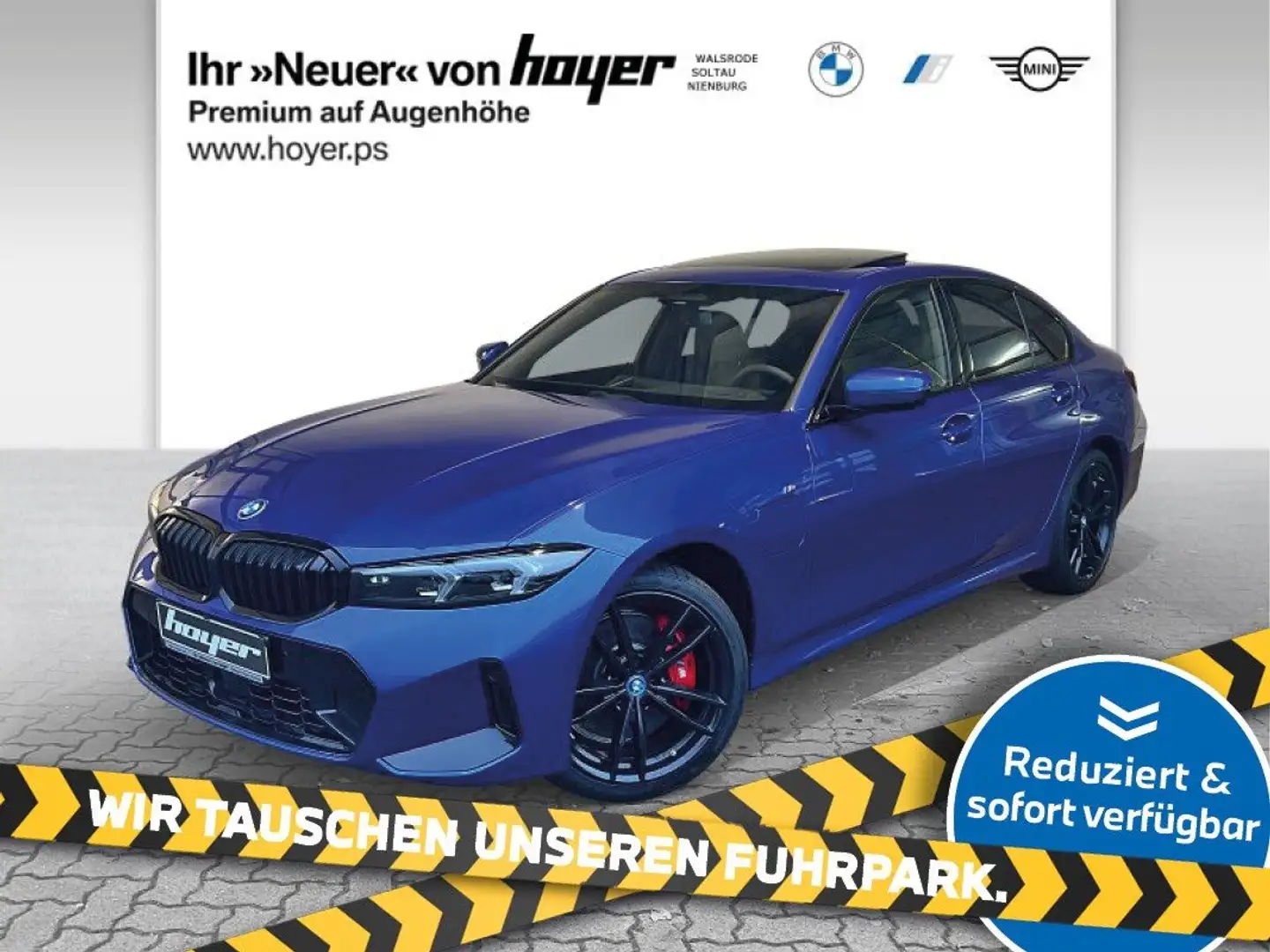 BMW 330 e M Sportpaket Pro LED SHZ  HiFi DAB GSD RFK Blau - 1