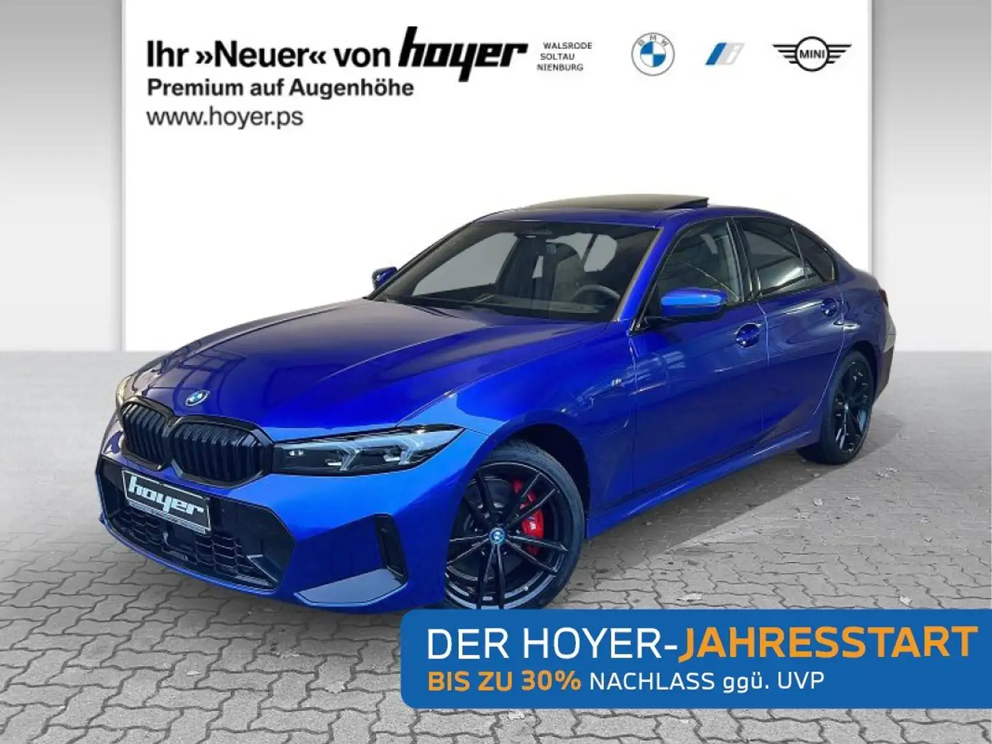 BMW 330 e M Sportpaket Pro LED SHZ  HiFi DAB GSD RFK Blau - 1
