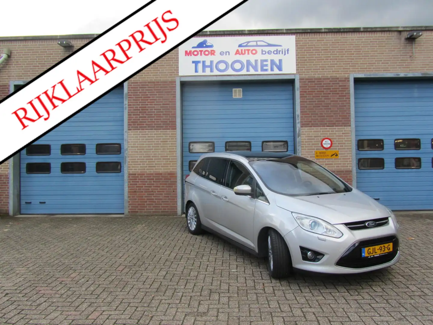 Ford Grand C-Max 1.6 SCTi Titanium|5 deurs|boordcomputer|isofix|tel Gris - 1