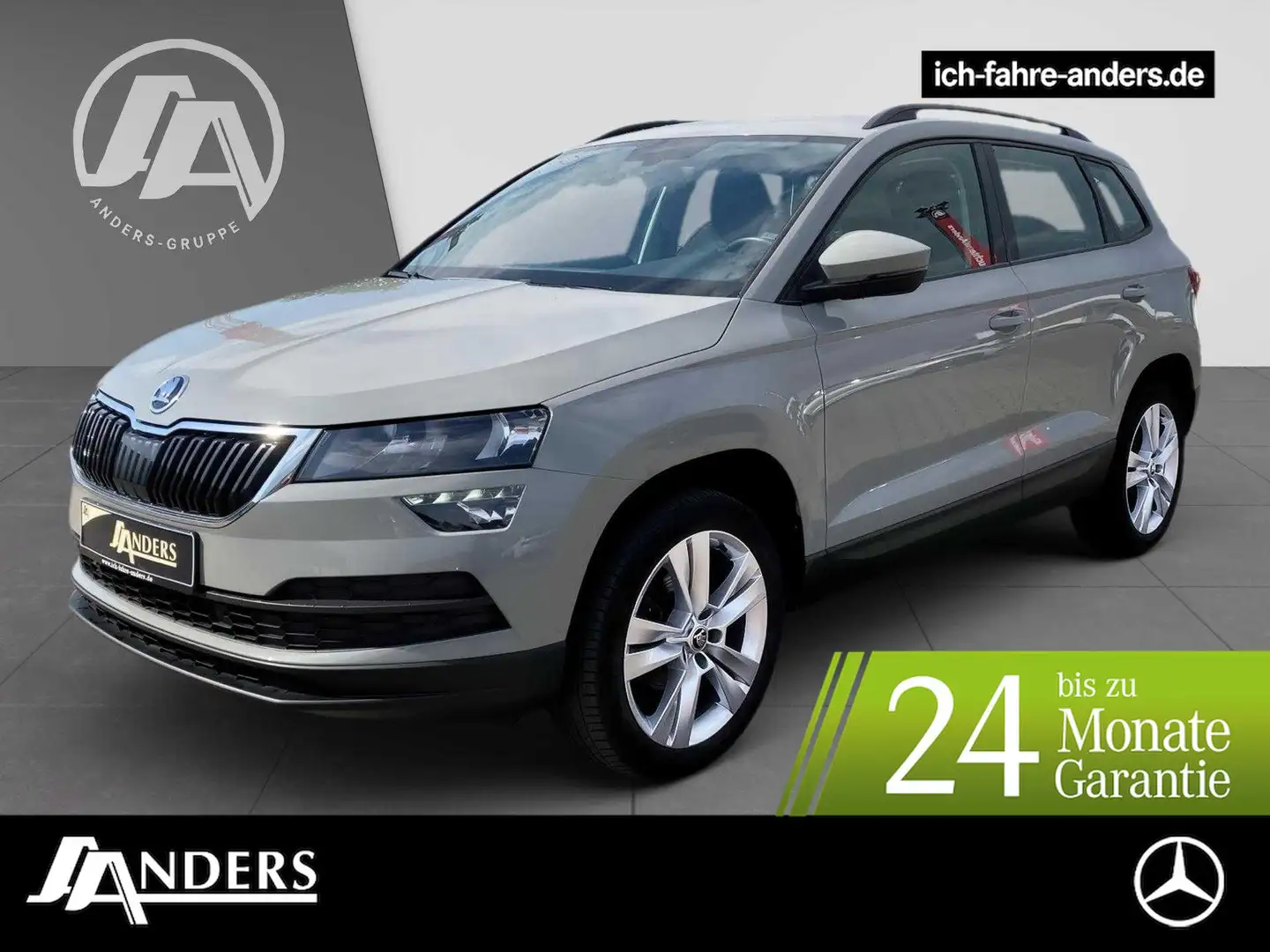 Skoda Karoq 1.5 TSI Style Navi+SHZ+PDC+MFL+BT+Tempomat Grijs - 1