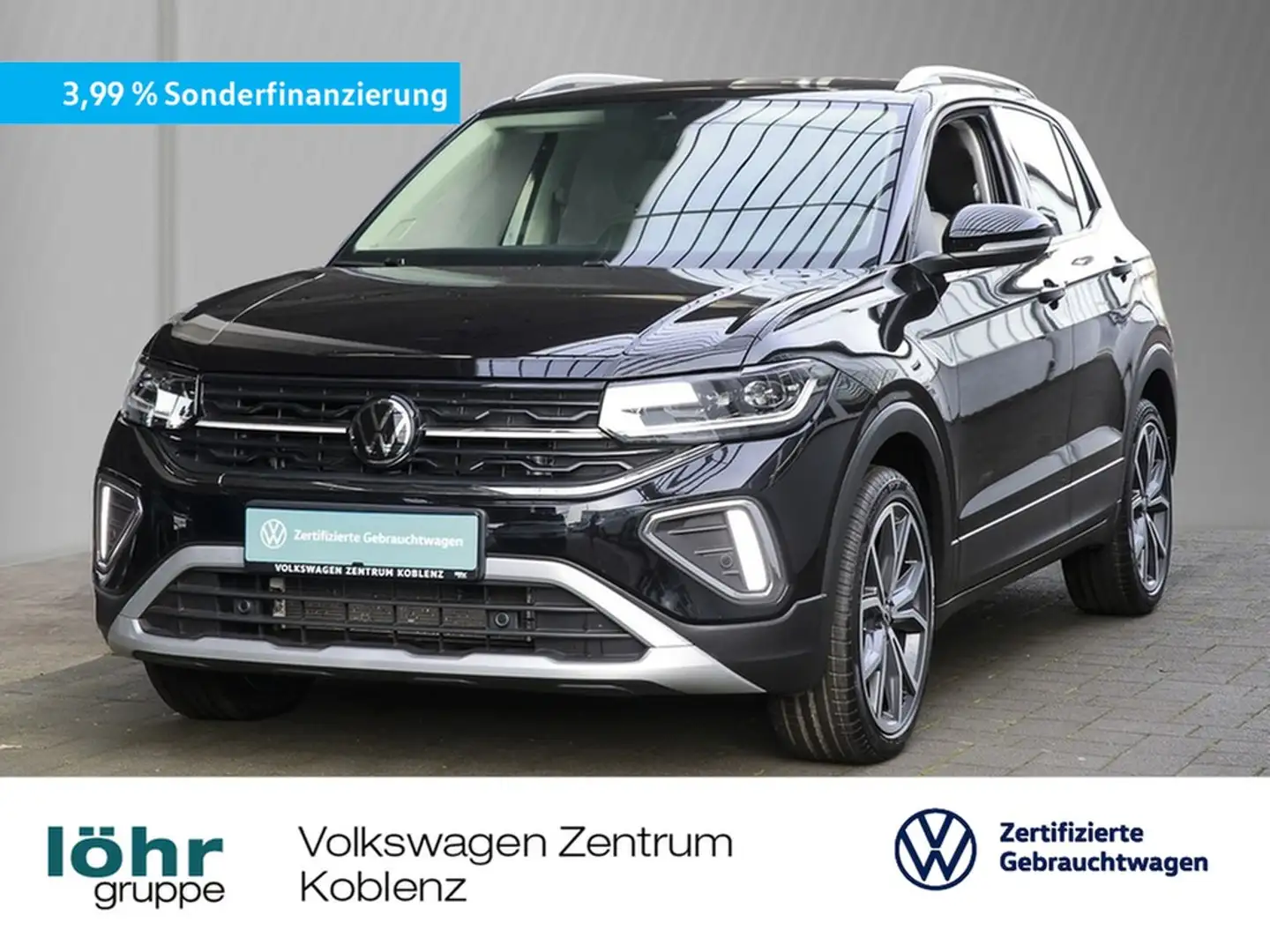 Volkswagen T-Cross 1.0 TSI DSG Style Navi/RFK/LED Schwarz - 1