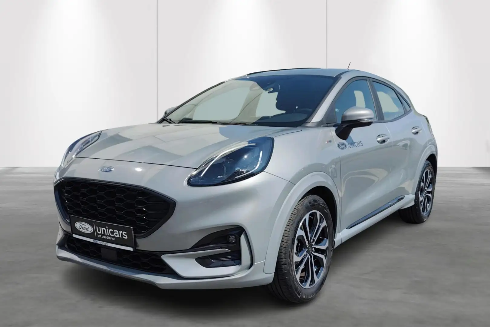 Ford Puma 1.0i Ecoboost MHEV 92kW Aut. ST-Line Silber - 1