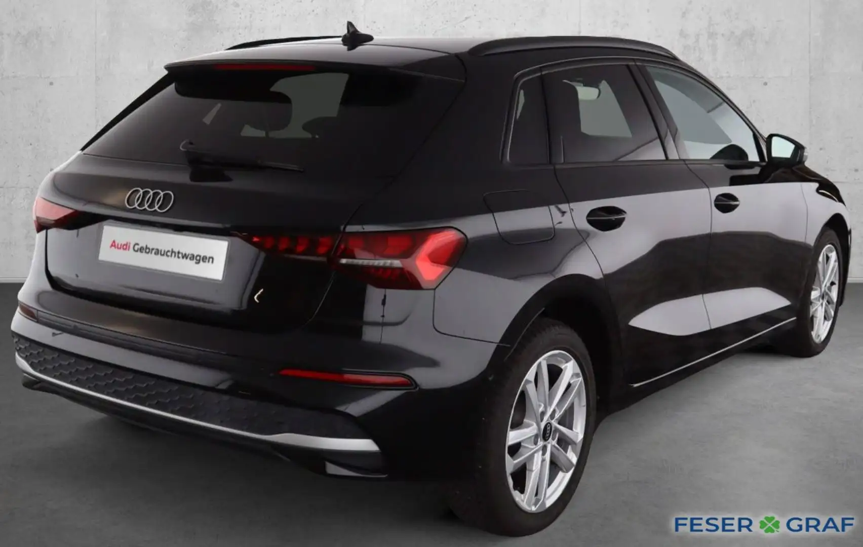 Audi A3 Sportback adv 30 TFSI +LED+NAVI+ACC+Kamera+ Noir - 2