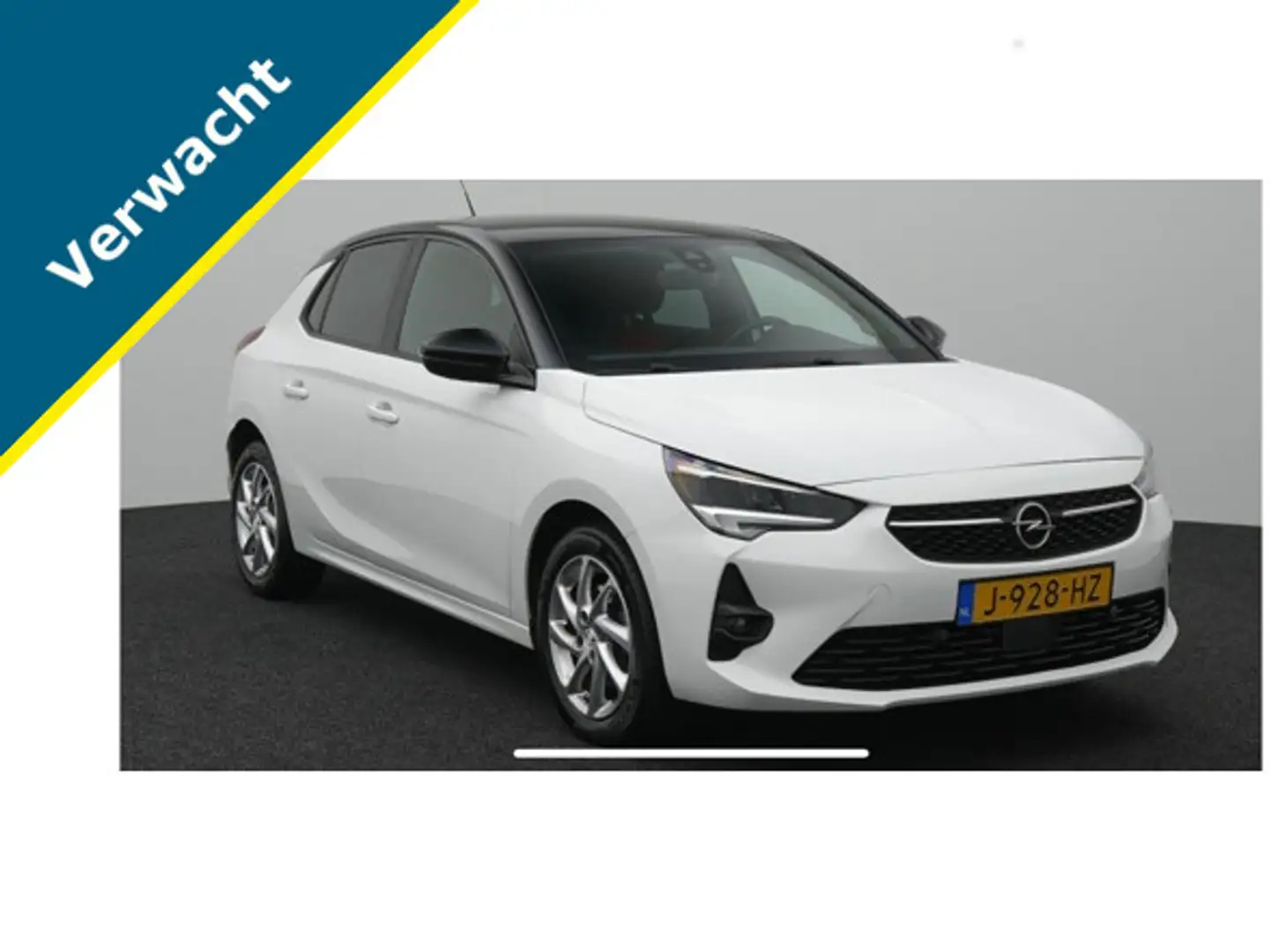 Opel Corsa VERWACHT! 1.2 GS LINE 100 PK 5-DRS. TWO TONE (SPOR Wit - 1