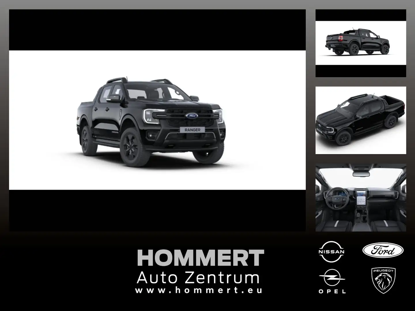 Ford Ranger Stormtrak 2.3 PHEV DoKa *0%-FINANZIERUNG* Noir - 1