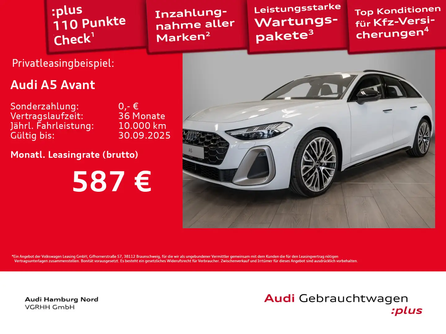 Audi A5 2.0 TFSI quattro edition one Navi ACC Blanc - 1