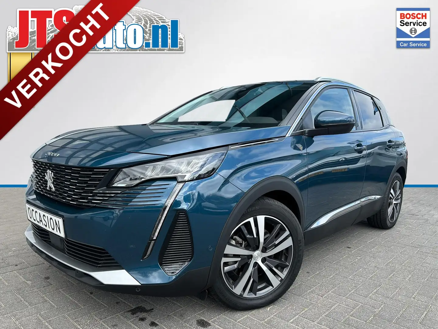 Peugeot 3008 1.6 PHEV 225pk Road Trip, Carplay, Camera Blauw - 1