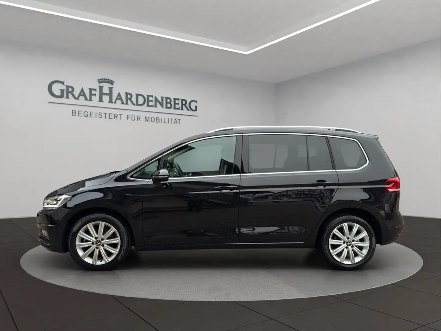 Volkswagen Touran Highline 2.0 TDI DSG 7Sitze AHK Navi Schwarz - 2
