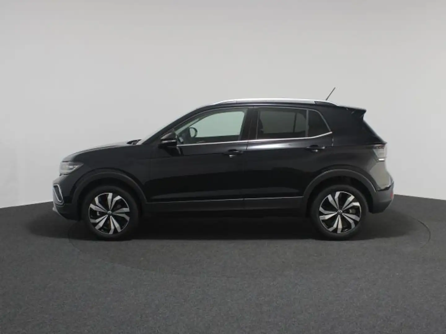 Volkswagen T-Cross Style 1.0TSI Navi AHK LED ACC SHZ Klima Zwart - 2