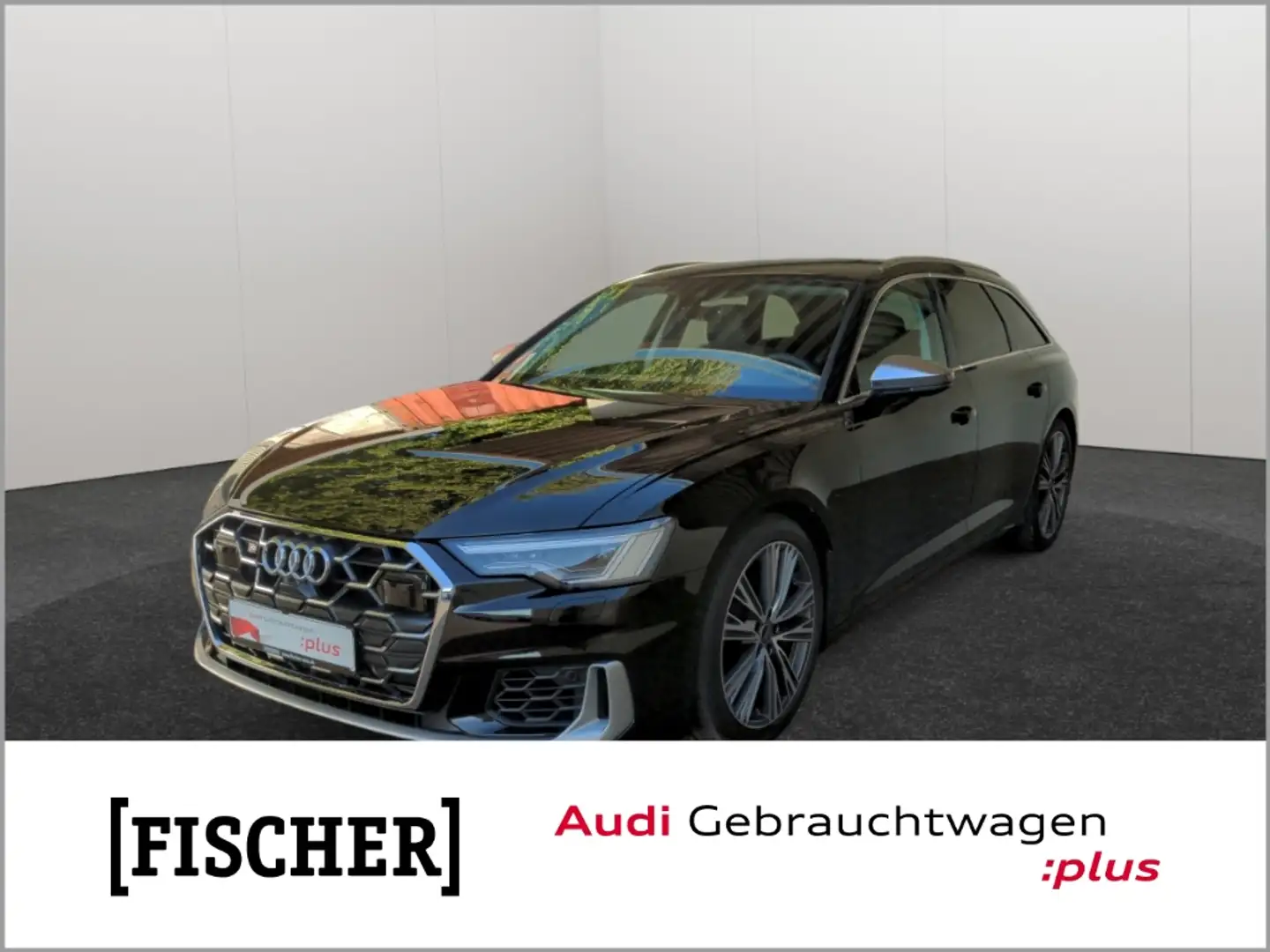 Audi S6 Avant 55TDI quattro Matrix AHK STHZ Navi Rear View Schwarz - 1