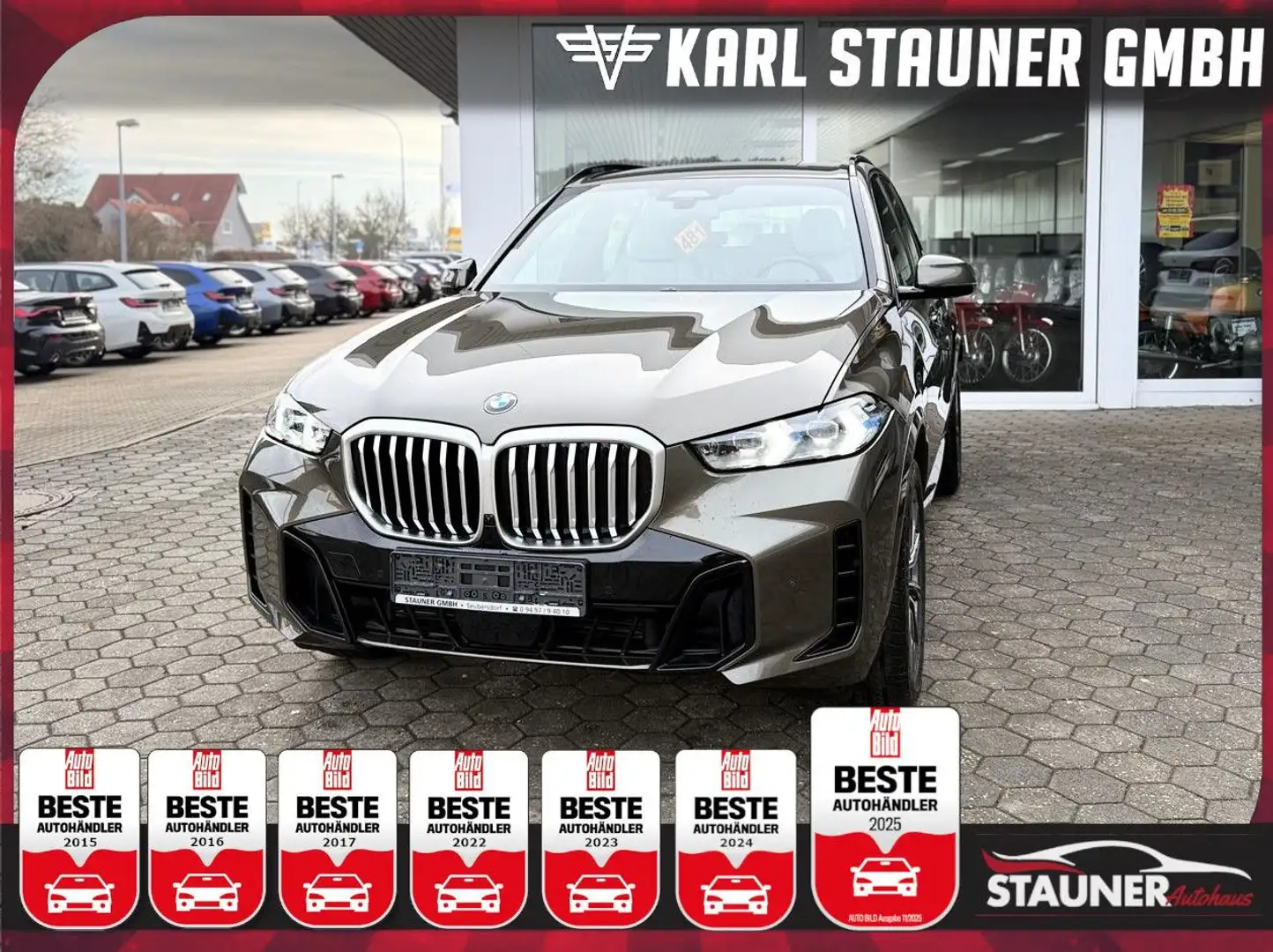 BMW X5 30d xDrive M-Sport MEMORY ABSTANDSTEMP AHK Grün - 1