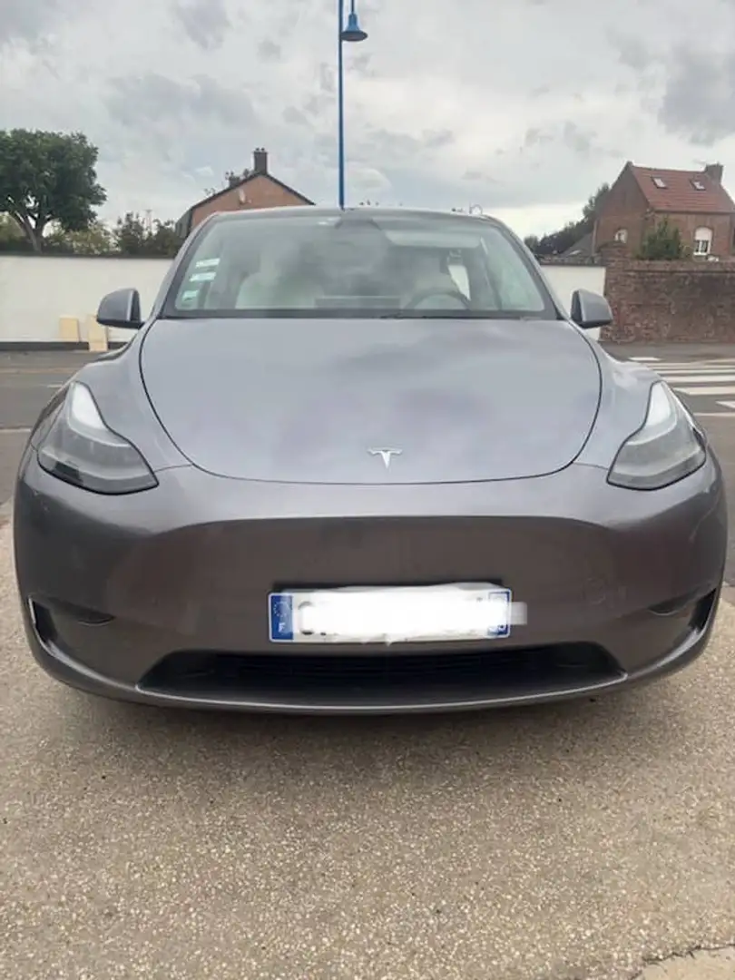 Tesla Model Y Long range Argent - 1