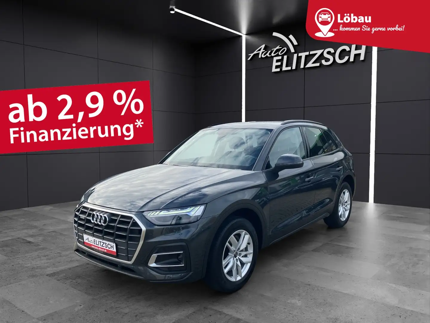 Audi Q5 50 TFSI e quattro Matrix AHK RFK ACC SHZ Grau - 1