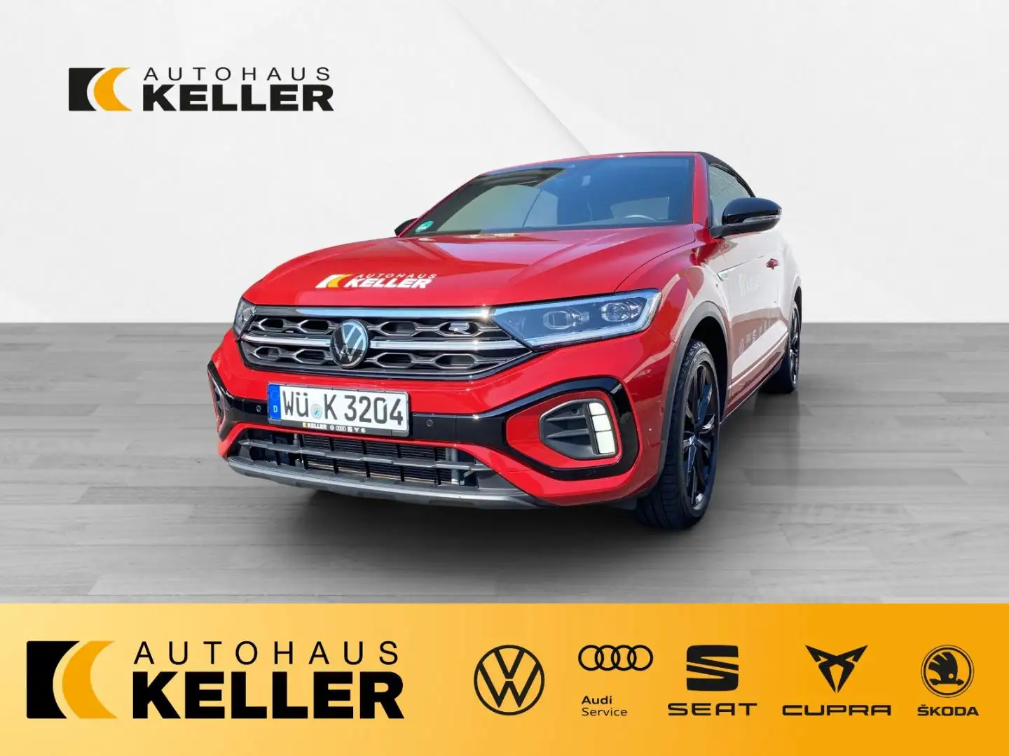 Volkswagen T-Roc Cabrio R-Line 1.5 TSI DSG R-Line AHK/Kam/Navi/SHZ/ Rouge - 1