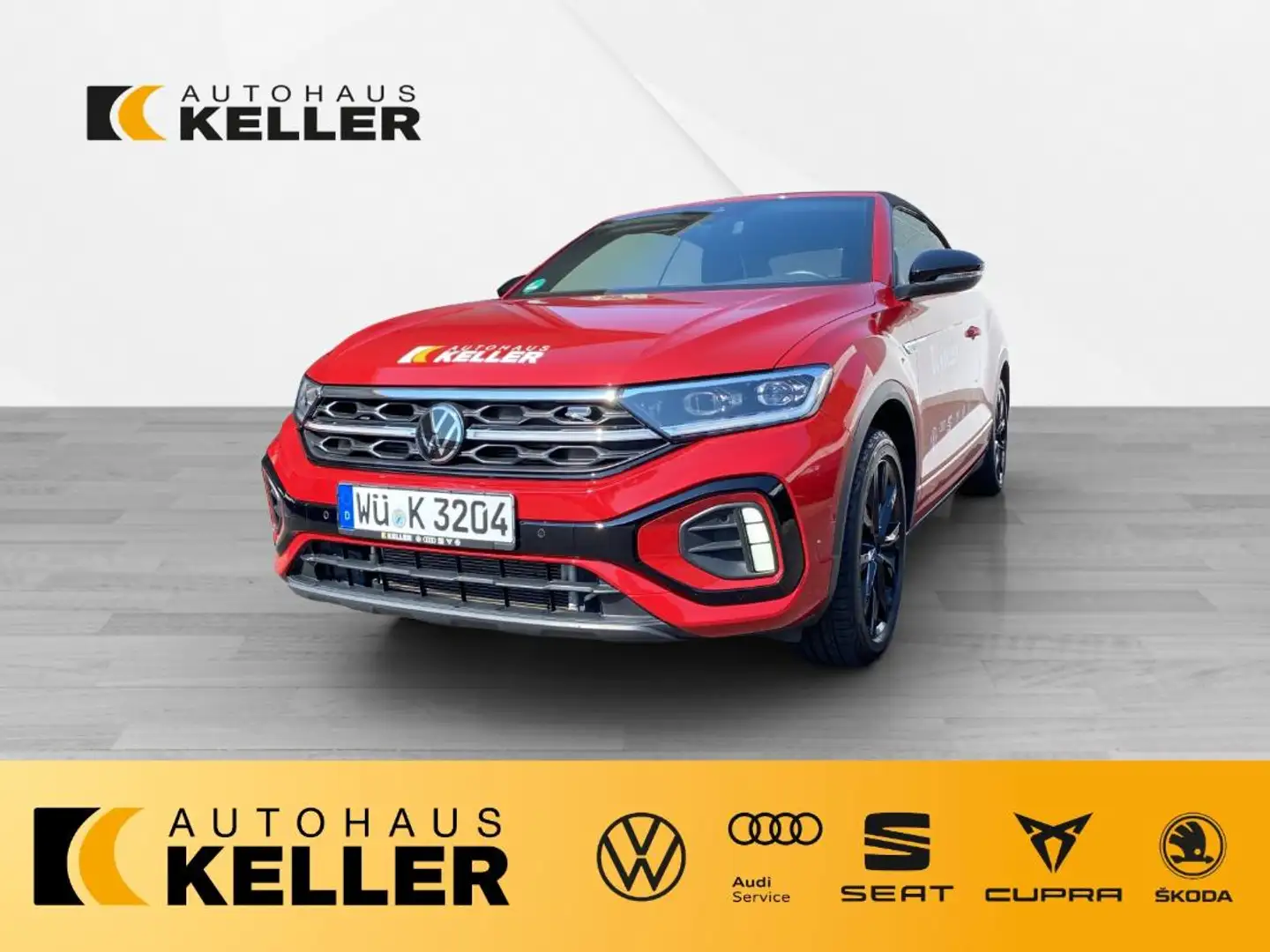 Volkswagen T-Roc Cabrio R-Line 1.5 TSI DSG R-Line AHK/Kam/Navi/SHZ/ Rood - 1